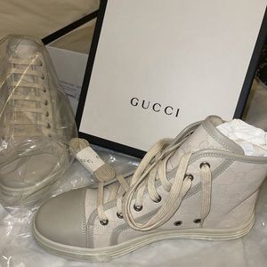 🚨🚨- *BRAND NEW*, NEVER WORN 100% AUTHENTIC GUCCI HIGHTOP SNEAKERS 🚨🚨